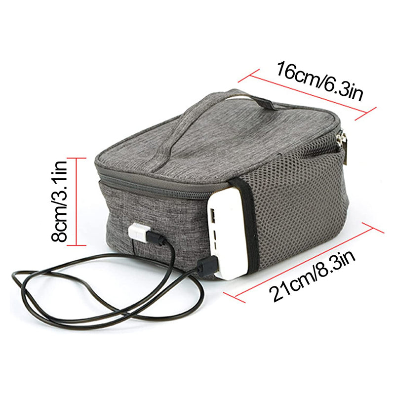 USB Heated Lunch Box Car-Mounted Constant Temperature Heating Bag Portable Potable Heating Lunch Box For Adults Camping