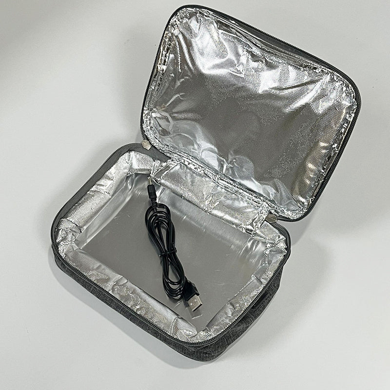 USB Heated Lunch Box Car-Mounted Constant Temperature Heating Bag Portable Potable Heating Lunch Box For Adults Camping