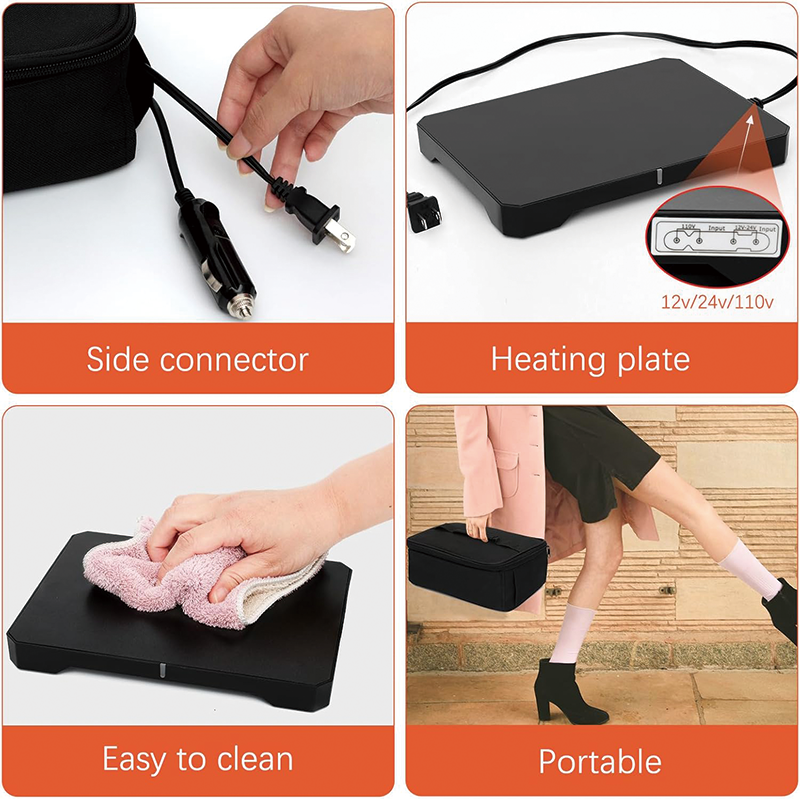 3 In 1 Home/Office Food Warmer, Mini Personal Portable Oven Electric Lunch Box Warmer Heater, Small Portable Microwave for Car