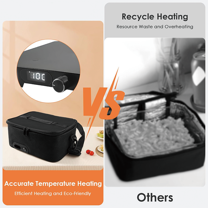 110V-220V Home/Office Food Warmer, Adjustable Temperature Food Warmer Electric Lunch Box for Cooking and Reheating Meals in Office, Travel, Hotel, Home