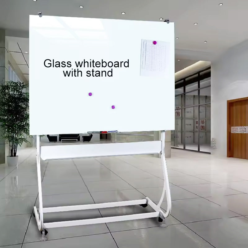 Office Frameless Glass Writing Board Custom High-Quality Magnetic Glass Dry Erase Board Tempered Glass Whiteboard For Wall