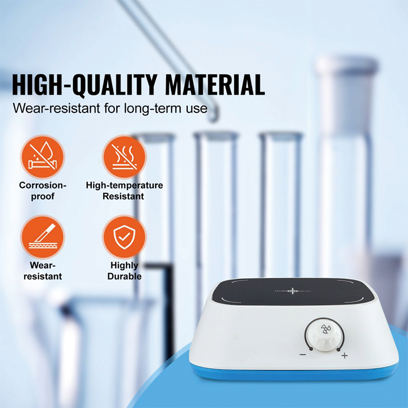 Magnetic Stirrer, 300-3000 RPM Stir Plate with Adjustable Speed Knob, 3000mL Plate Stirrer Kit