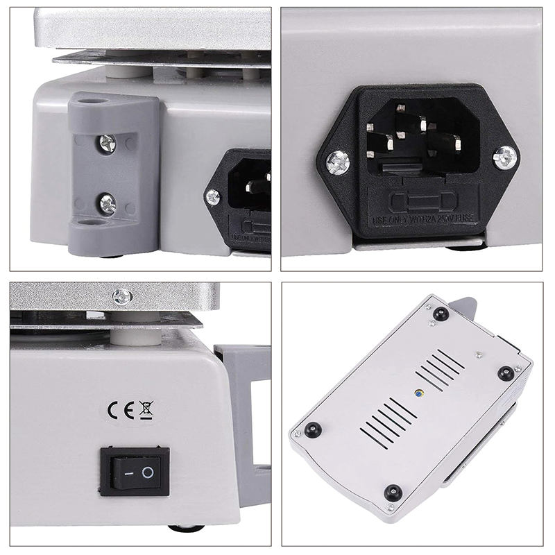 Magnetic Stirrer, 100-2000 RPM Stirrer, 1000ml Mixing Capacity Laboratory Magnetic Stirrer Hotplate, Max 520°F Hotplate