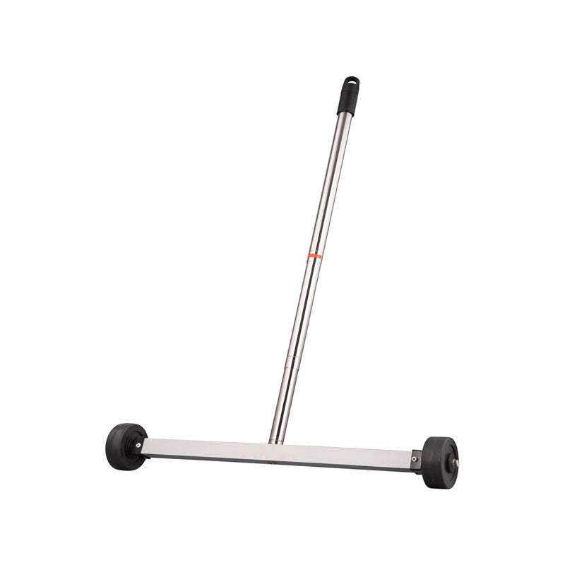 17inch Magnetic Sweeper Sweeper Roofing Tools with Telescoping Holder and Wheels to Pick Up Nails Magnetic Sweeper for Construction