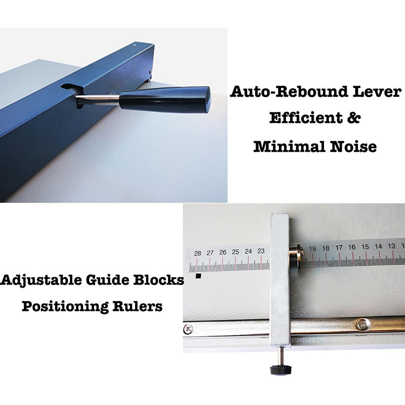 Creasing Machine Width 0.047”/ Length 17.9” Manual Paper Creaser Paper Folding Creaser Tool for Paper Card Newspaper Menu