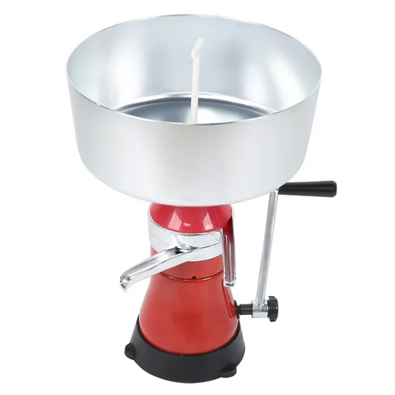 80 Manual Aluminum Alloy Milk Separator Ghee Machine Small Disc Separator