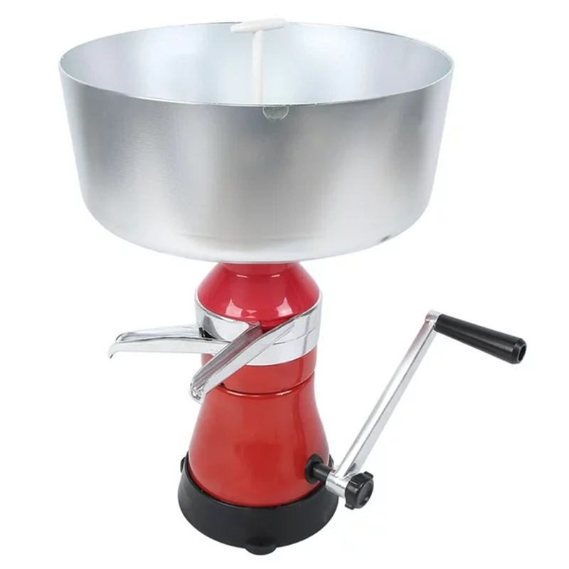 80 Manual Aluminum Alloy Milk Separator Ghee Machine Small Disc Separator