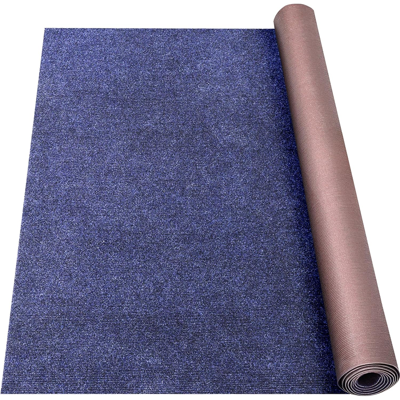 Marine Carpet, 6' x 14' x 0.2' Thick Dark Blue Indoor Outdoor Carpet Marine Carpet with Waterproof TPE Backing, Non-Slip Outdoor Marine Carpet Roll for Home, Patio, Porch, Deck