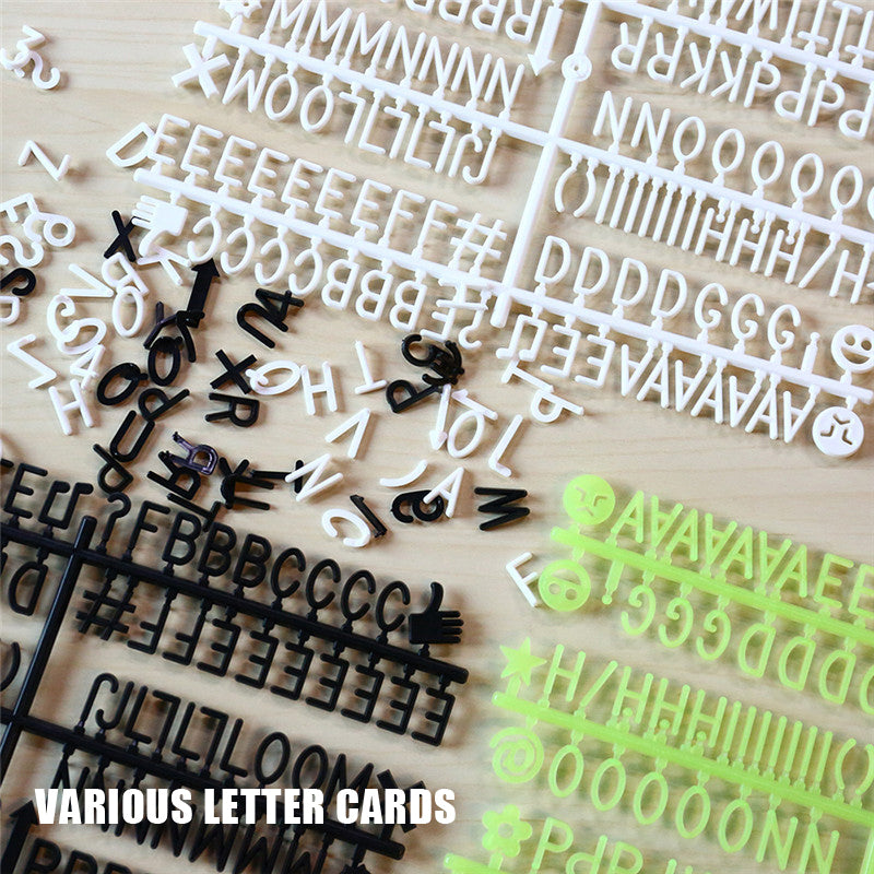 Message Board New Style Lighted Message Board, Felt Cloth Letter Board