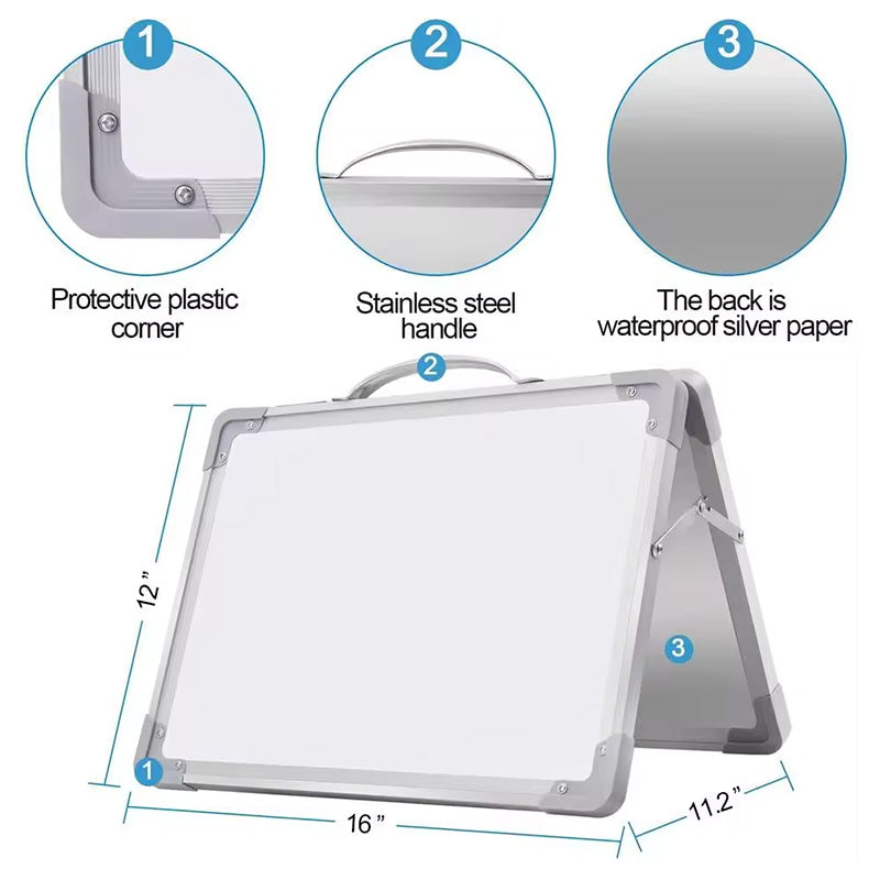 Dry Erase Message Board for Kids Office Home School Double Side Magnetic White Board Small Dry Erase Boards