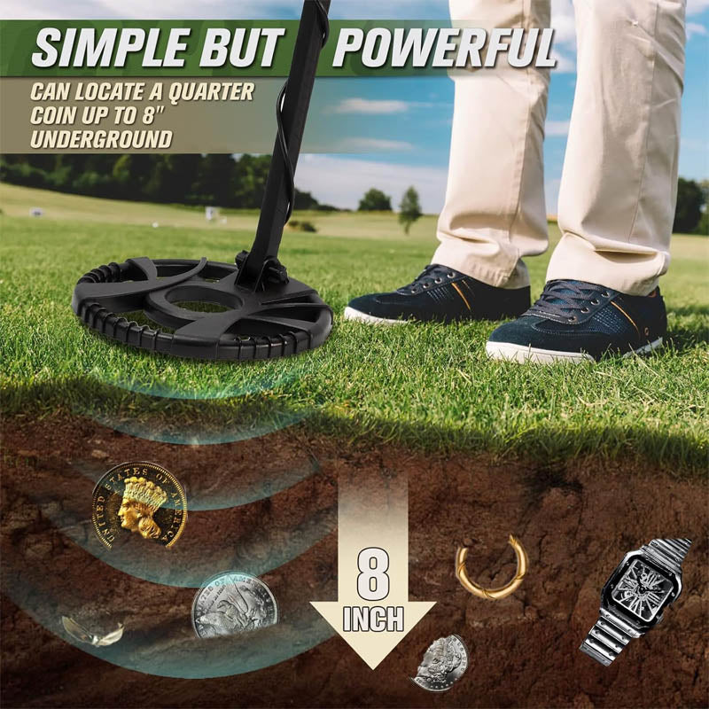 11 inch Metal Detectors 5 Professional Mode with Higher Accuracy Waterproof Search Coil, Adjustable Stem