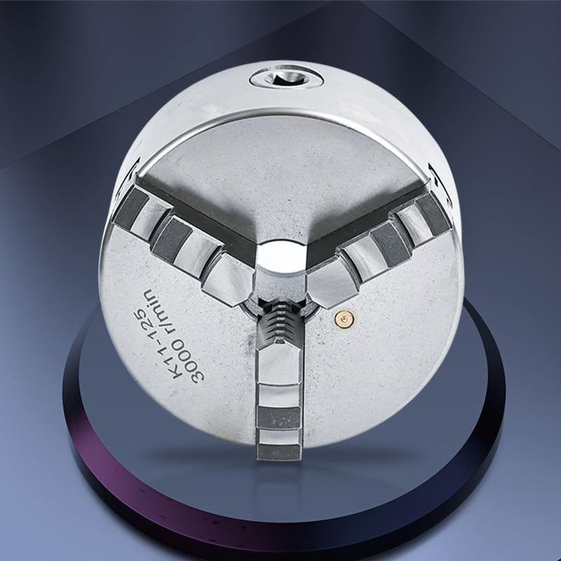 K11-125 Metal Lathe Chuck Self-centering 3 Jaw,5 Inch,for Grinding Machines Milling Machines Mini Lathe