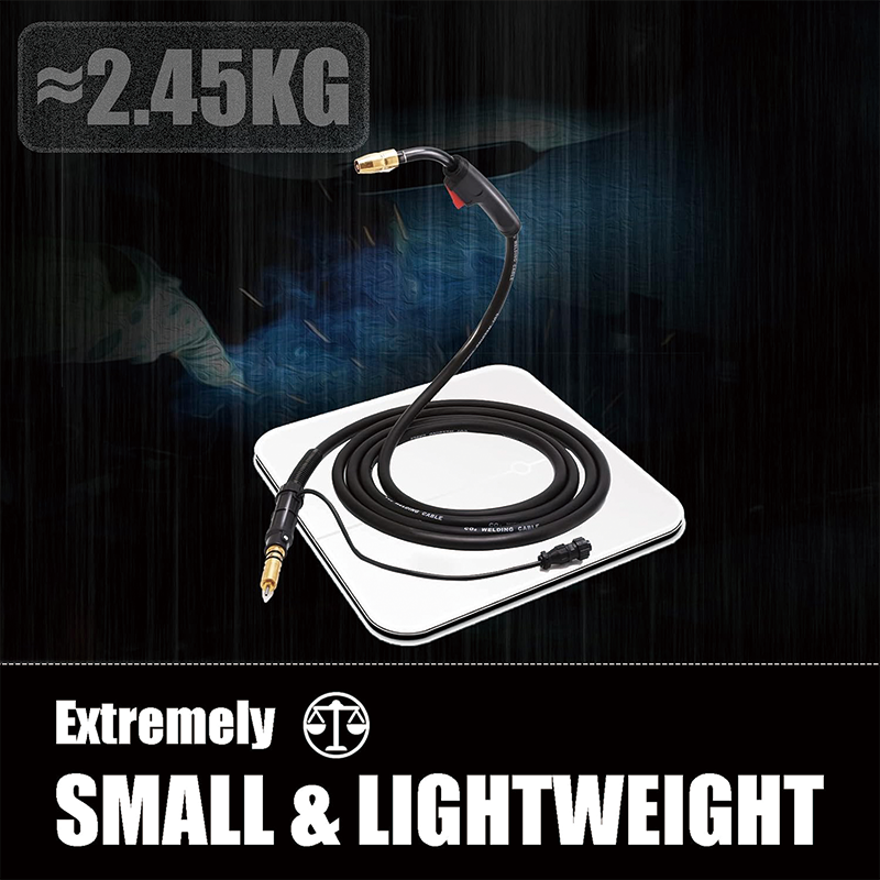 15FT Mig Welding Gun, 250Amp MIG Welding Gun Welding Torch Stinger Replacement for Miller 150A,Millermatic 90, 35/120 / 130 / 130XP /135 / 140s / 150/175 / 180s /185