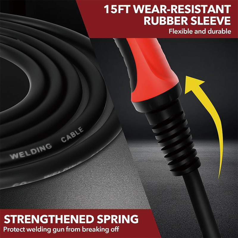 Mig Welding Gun 15ft 250 Amp fits Miller M-25 Millermatic 200, 210, 212, 250, 250X, 251, 252, and Vintage,Stinger Replacement