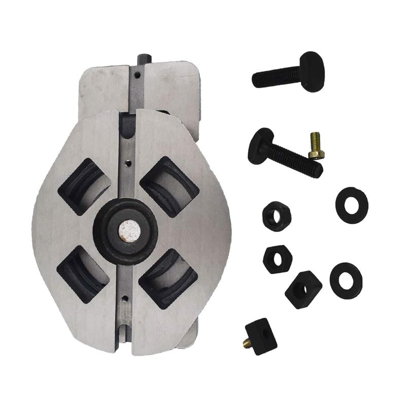 3 x 2.95" Mill Vise 360 Degree Swiveling Base Replacement for Milling Drilling Machine and Precision Parts Finishing