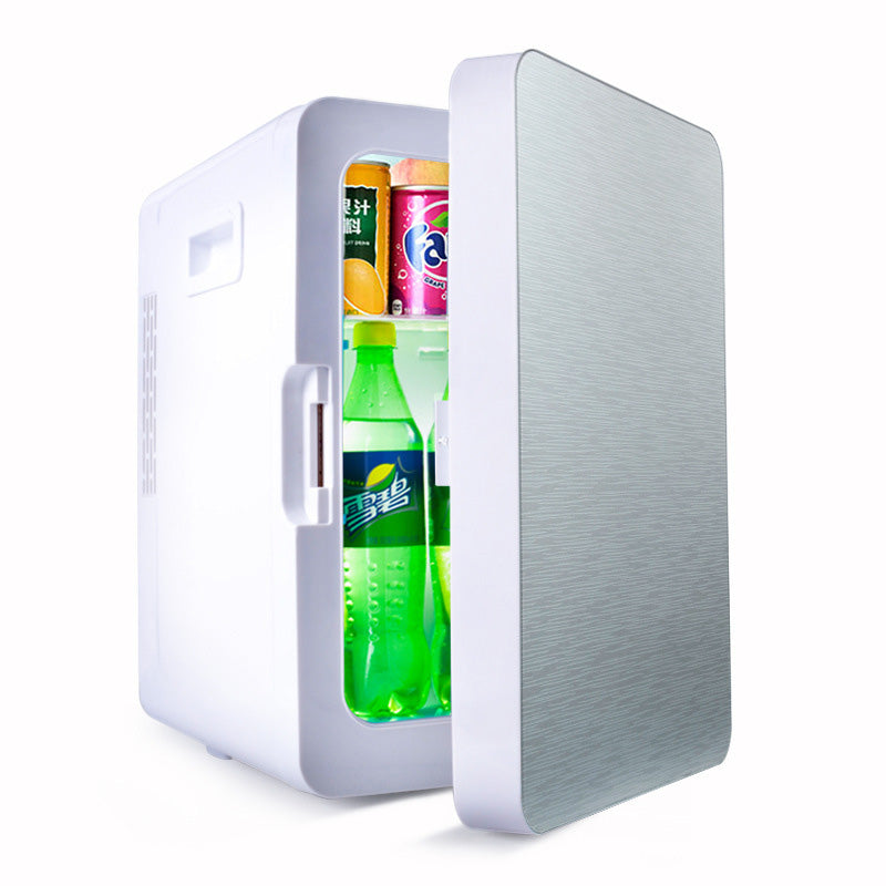 Mini Fridge 20L Portable Small Beverage Refrigerator Small Heating And Cooling Refrigerator For Home Car