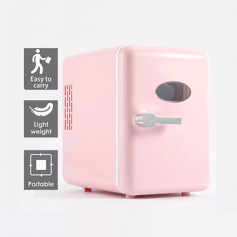 Energy Drink Freezer 4L Cosmetic Skincare Room Beauty Custom Refrigerator Portable Luxury Mini Fridge For Bedroom