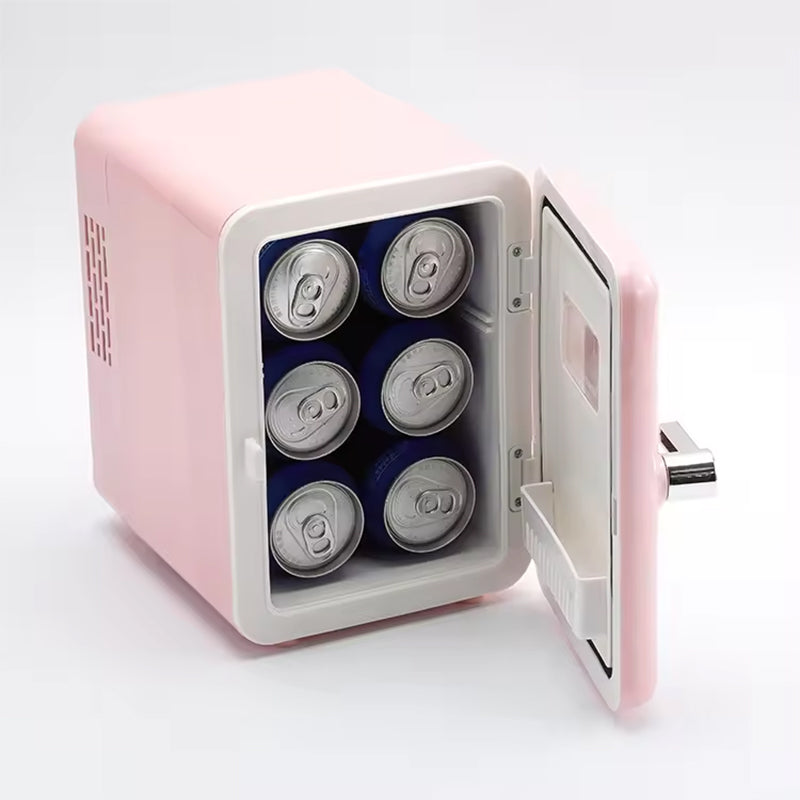 Energy Drink Freezer 4L Cosmetic Skincare Room Beauty Custom Refrigerator Portable Luxury Mini Fridge For Bedroom