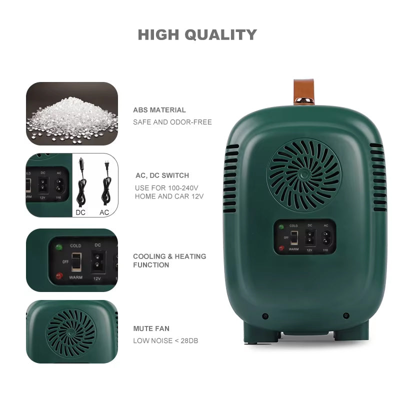 4L Small Portable Freezer Mini Cosmetics Home Mini Fridge 12v For Drinks/ Cosmetics/Beauty&Skincare Products