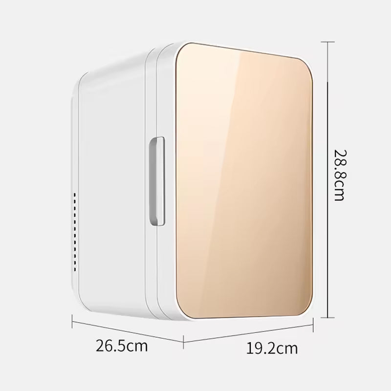 8L Car Mini Refrigerator Small Family Dormitory Single Door Refrigerated Car Dual Purpose Car Refrigerator For Home Rv Garage