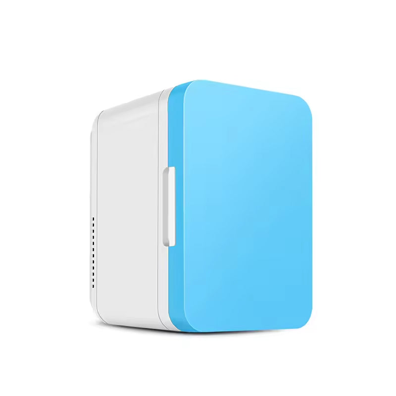 8L Car Mini Refrigerator Small Family Dormitory Single Door Refrigerated Car Dual Purpose Car Refrigerator For Home Rv Garage