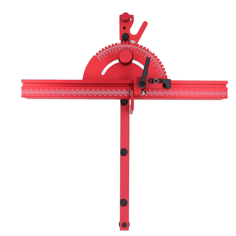 Standard Slot 3/4x 3/8 Table Saw Miter Gauge Fence System includes Aluminum Miter Fence, Woodworking Tools Repeat Cut Flip Stop, Table Saw Miter Gauge.