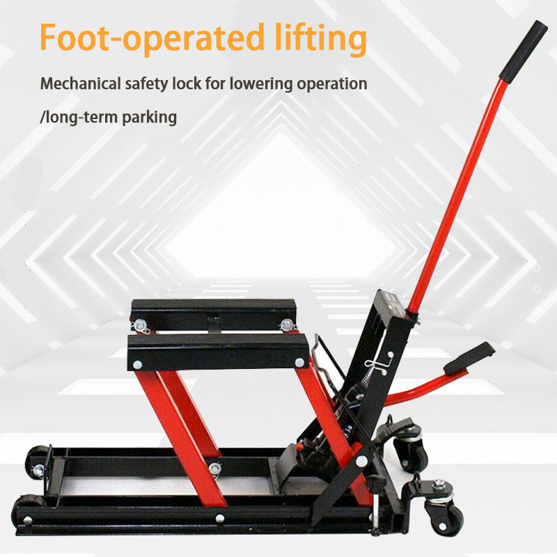 Car And Motorcycle Stand Lift, Motorcycle Lift, Repair Stand Double Scissor Hydraulic Motorcycle Lift