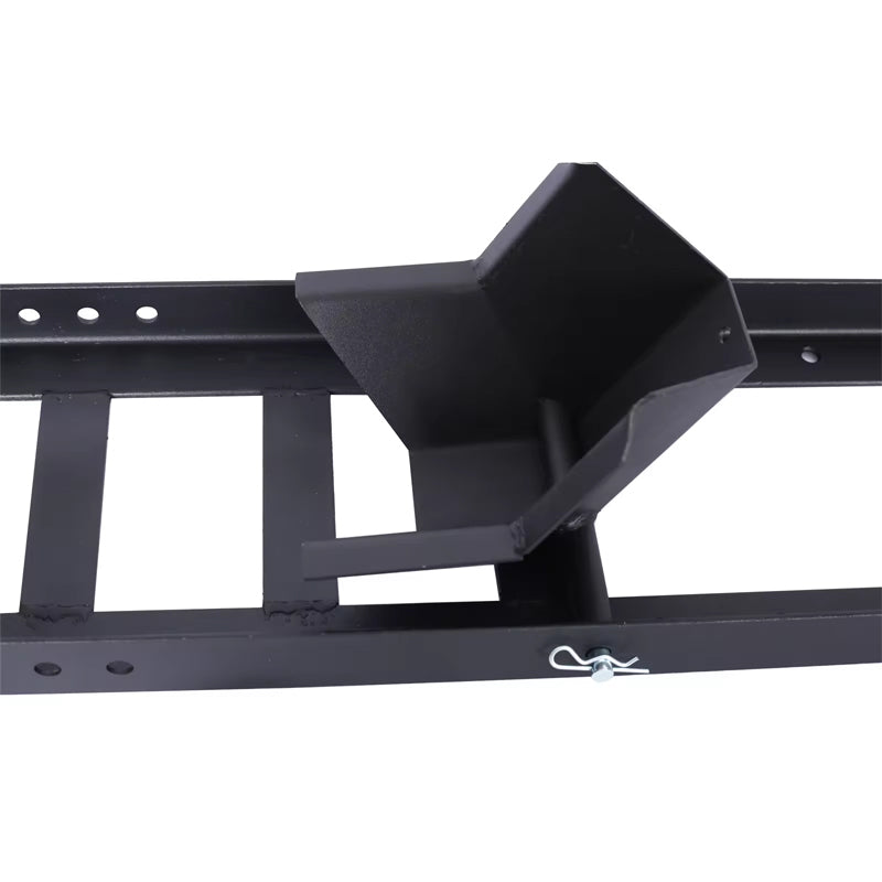 Heavy Duty 1800lb Weight Capacity Adjustable Black Motorcycle Wheel Chock Stand Wheel Tire Chock
