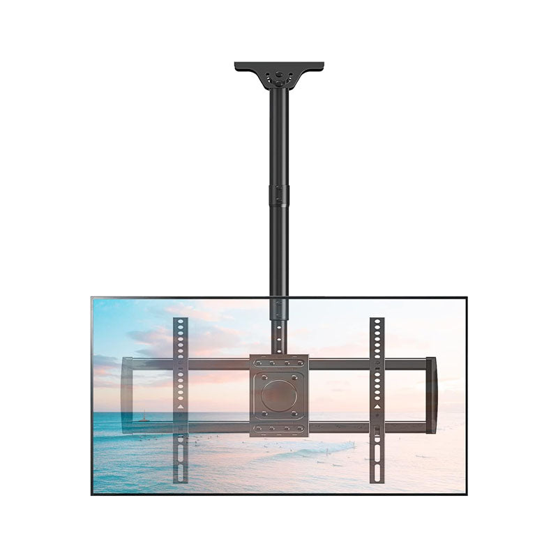 Motorized TV Mount 37-75 Inch LED LCD OLED Flat Curved TVs Hanging TV Bracket Swivel and Tilt Height Adjustable