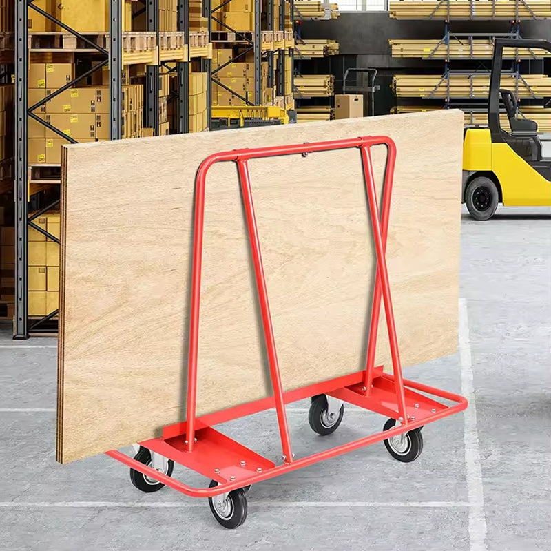 Drywall Sheet Cart With 4 Swivel Wheels Adopting Slope Design 780 Lbs Heavy Duty Drywall Carts For Garage Home Warehouse