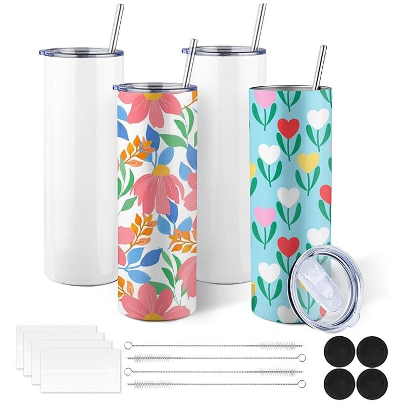 Creative 3D Printed Pattern 20oz Straight Cup 304 Stainless Steel Material