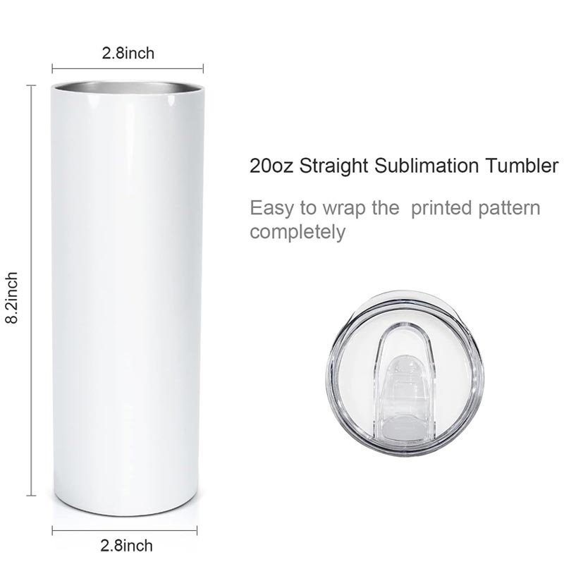 Creative 3D Printed Pattern 20oz Straight Cup 304 Stainless Steel Material