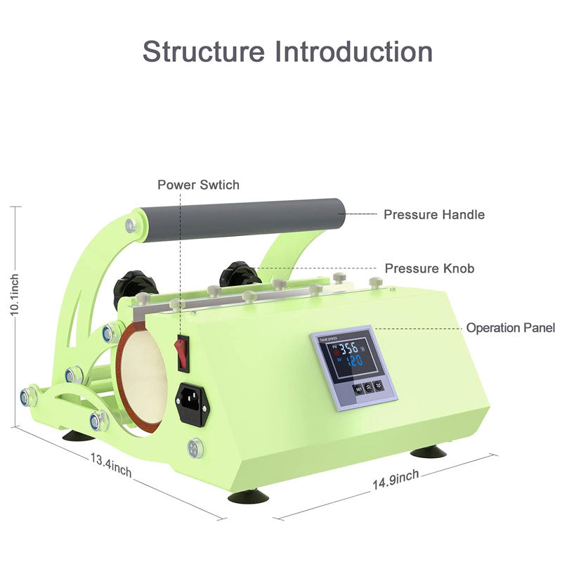 30oz Tumbler Heat Press Machine,Mug Press Machine For Stainless Steel, Ceramic, Glass Tumbler