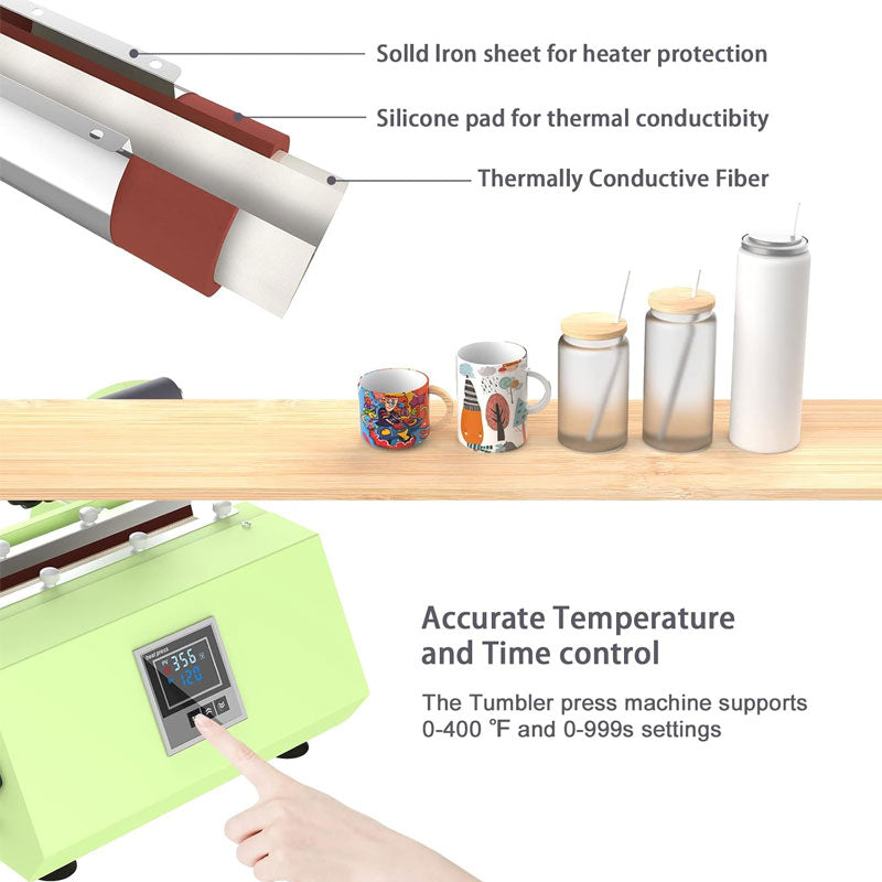 30oz Tumbler Heat Press Machine,Mug Press Machine For Stainless Steel, Ceramic, Glass Tumbler