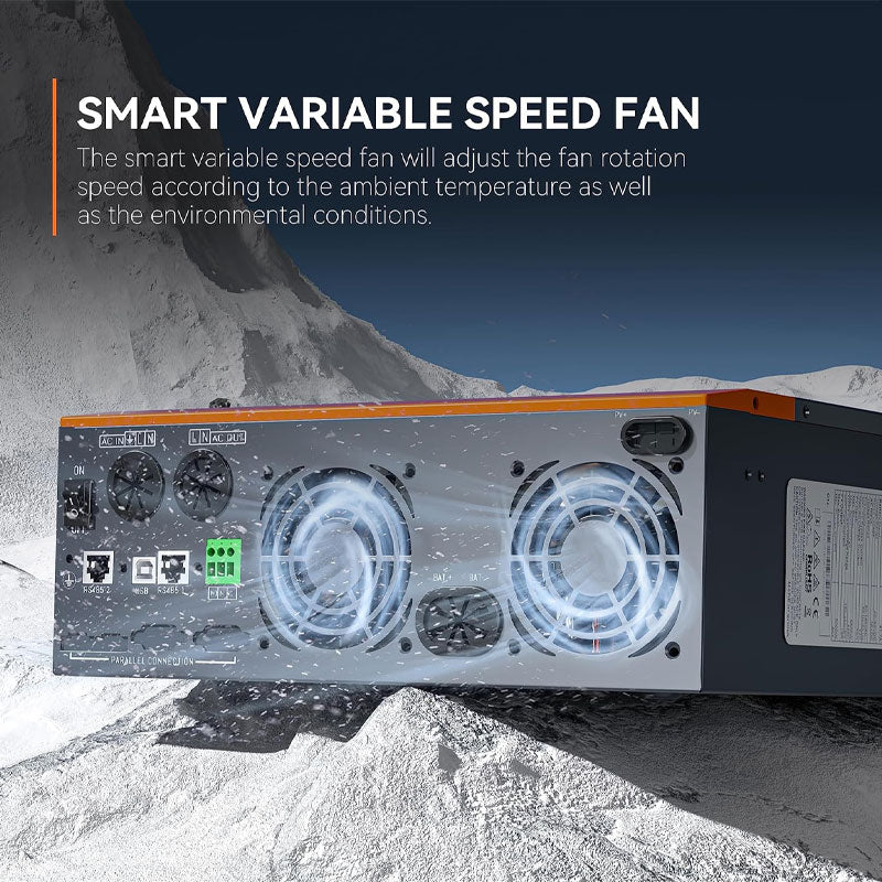 3KW, 110V120V Solar Photovoltaic Off-Grid Inverter 80A Inverter-Control Integrated Machine, Off-Grid Hybrid Inverter