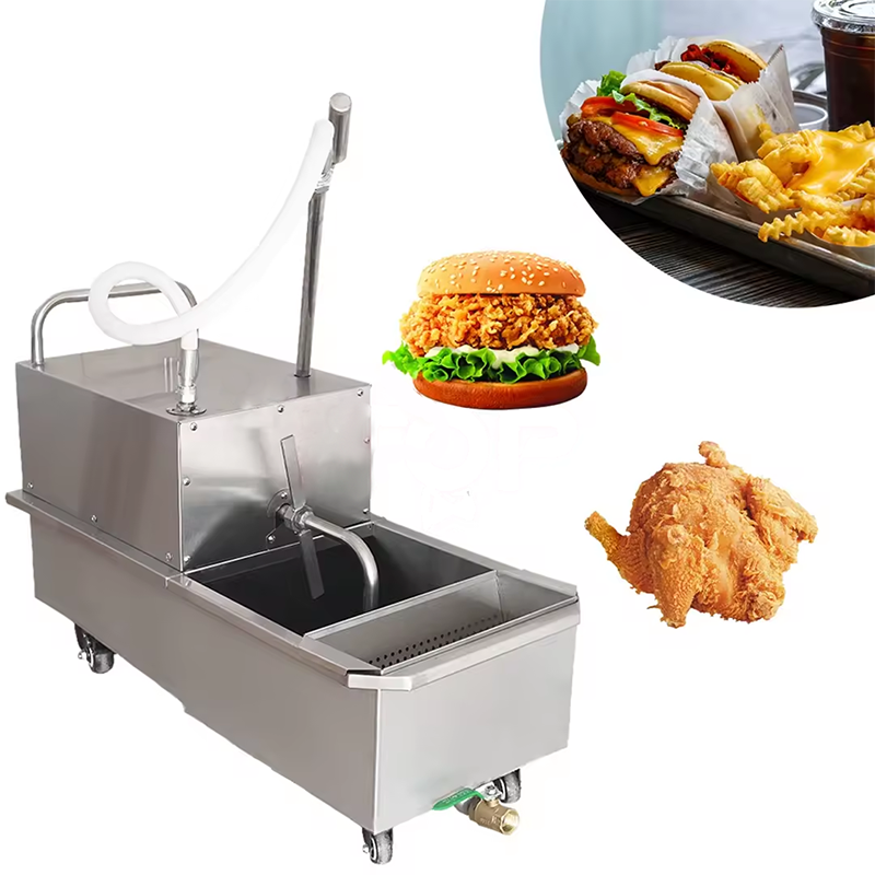 220V370W30L Oil Filter Frying Machine Chicken Filter