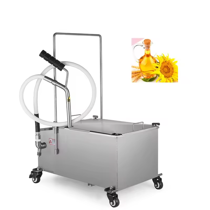 58L 116Lbs Oil Capacity Oil Filter System/Fryer Filter/Oil Filter 110V