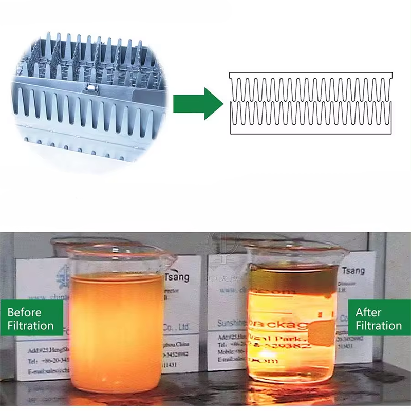 Internal Filtration Small Automatic Oil Cleaning Equipment Edible Oil Filter Machine