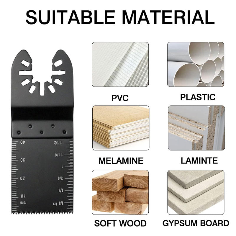 50pcs Oscillating Tool Blades Professional Universal Oscillating Saw Blades Wood Multi-Tool Blades Compatible