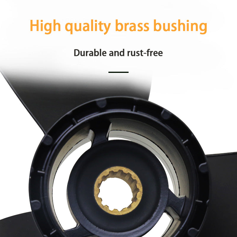 General Purpose Propeller, Suzuki Outboard Motor Blade, Marine Propeller, Swing Blade Outboard Motor Three-Blade Propeller