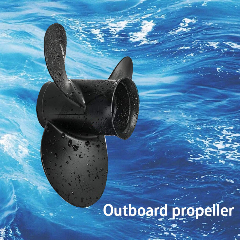 General Purpose Propeller, Suzuki Outboard Motor Blade, Marine Propeller, Swing Blade Outboard Motor Three-Blade Propeller