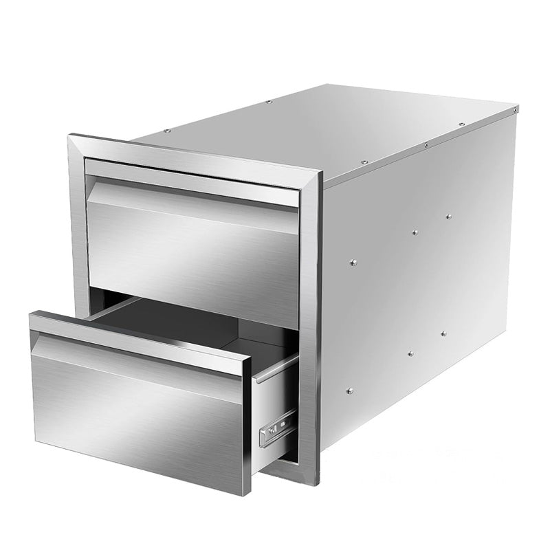 Outdoor Kitchen Drawers, Stainless Steel Built-In Drawers, Outdoor Kitchen Island Or Patio Grill Drawers
