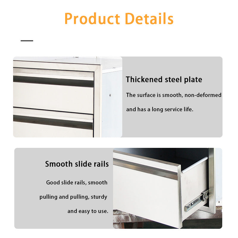 Outdoor Kitchen Drawers, Stainless Steel Built-In Drawers, Outdoor Kitchen Island Or Patio Grill Drawers