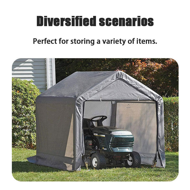 Outdoor Rainproof, Dustproof And Sun-Proof Carport, Sundries Shed, Garden Storage Shed, Motorcycle Shed
