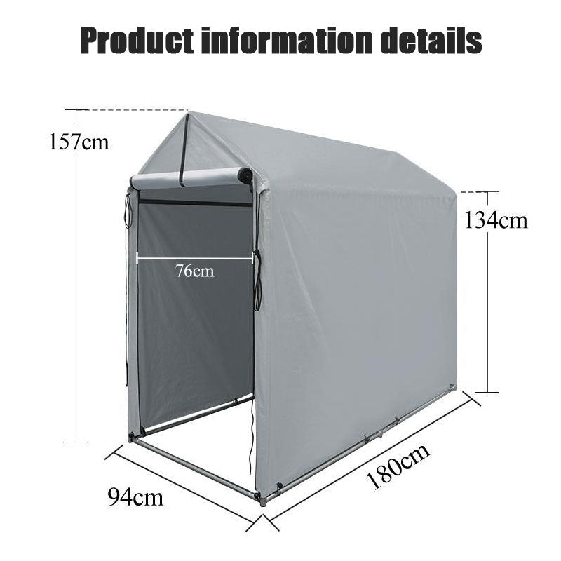 Bicycle Shed, Electric Shed, Portable Rainproof, Dustproof And Sun-Proof Shed, Storage Room, Balcony, Utility Room
