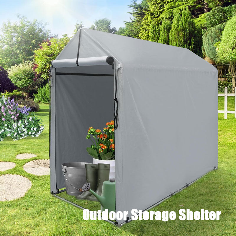 Outdoor Storage Shed Heavy Duty Portable Storage Shed, Rainproof, Dustproof And Sunproof