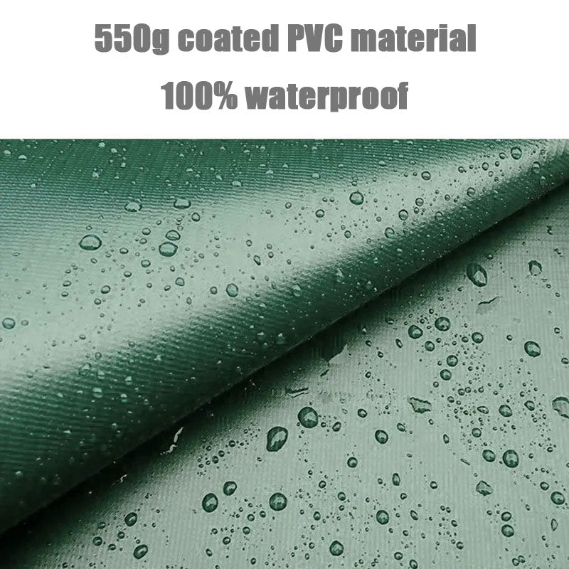 Portable Heavy Duty Carport With Roll-Up Zipper Door, Bicycle Outdoor Storage Shed