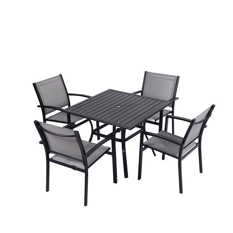 Outdoor Tea Table And Chair Combination, Open-Air Courtyard Table And Chair, Outdoor Table And Chair, Waterproof Leisure Back Table And Chair.