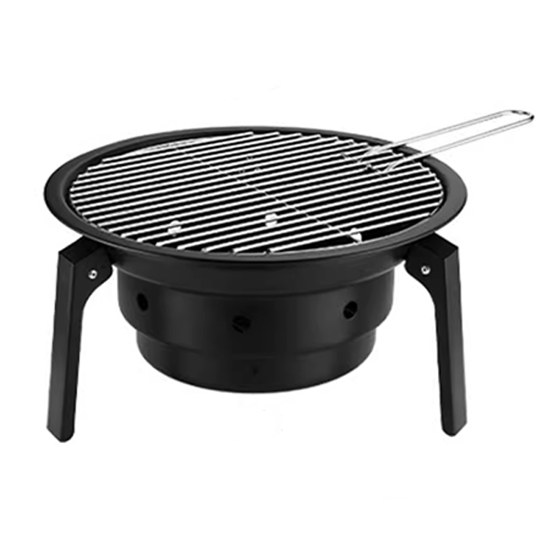 Barbecue Grill Picnic Camping Portable Barbecue Grill Outdoor Wild Charcoal Barbecue Grill Home Small Fire Stove Stove Tea Brewing Set