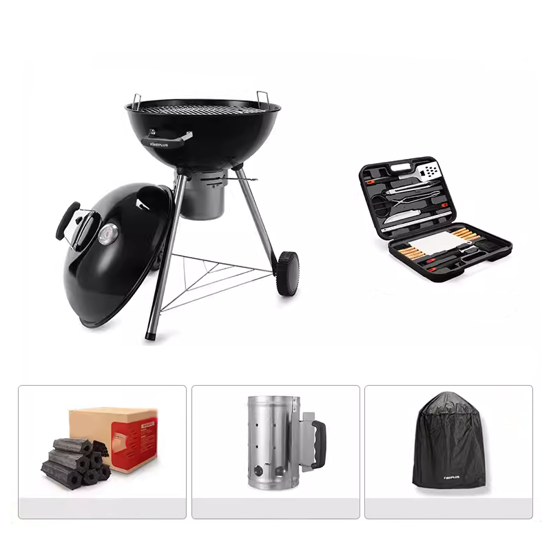 Barbecue Oven Home Villa Outdoor Round Apple Stew Oven Courtyard Charcoal Outdoor Carbon Barbecue Rack